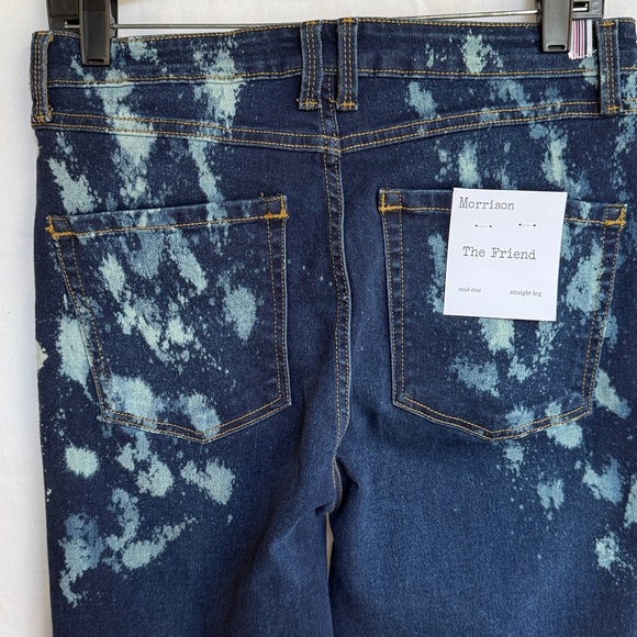 Morrison ‘The Friend’ Mid Rise Blue Acid Wash Jeans, Size 31, NWT, MAKE AN OFFER - Picture 6 of 14